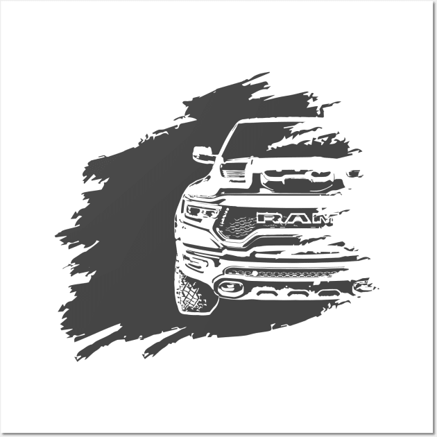 RAM pickup Wall Art by mfz